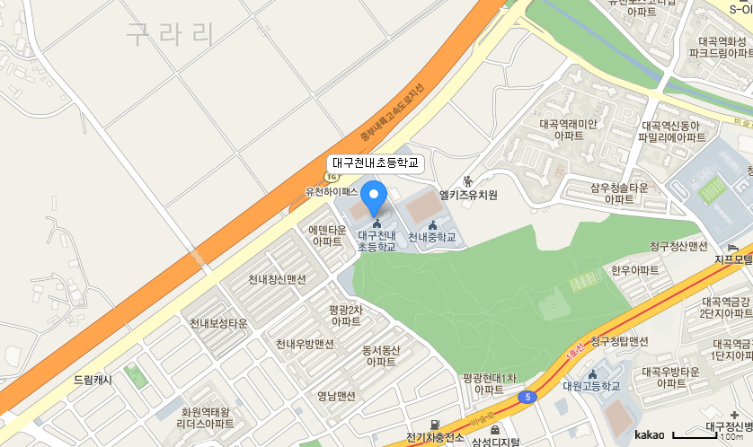 학교 찾아오시는 길 지도